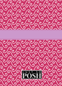 Thumbnail for Personalized Mod III Journal - Pink and White - Ribbon Nameplate - Back View