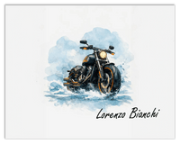 Thumbnail for Personalized Motorcycle Wall Art – Turn Your Bike's Photo into a Watercolor Portrait Print with Name, Custom Gifts for Bike Lovers, Cool Decor for Teens, Unique Poster for Living Room, Office, Bedroom - Front View