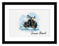 Thumbnail for Personalized Motorcycle Wall Art – Turn Your Bike's Photo into a Watercolor Portrait Print with Name, Custom Gifts for Bike Lovers, Cool Decor for Teens, Unique Poster for Living Room, Office, Bedroom - Front View