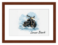 Thumbnail for Personalized Motorcycle Wall Art – Turn Your Bike's Photo into a Watercolor Portrait Print with Name, Custom Gifts for Bike Lovers, Cool Decor for Teens, Unique Poster for Living Room, Office, Bedroom - Front View