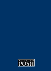 Thumbnail for Personalized Nautical Flags Journal - Navy Blue and Gold - Flags with Grey Letters - Back View
