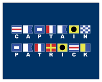 Thumbnail for Personalized Nautical Flags Wall Art Decor Poster Photo Print, Ideal For Home or Office - Front View