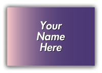 Thumbnail for Personalized Ombre Canvas Wrap & Photo Print - Purple and Pink - Front View