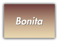 Thumbnail for Personalized Ombre Canvas Wrap & Photo Print - Brown and Tan - Front View