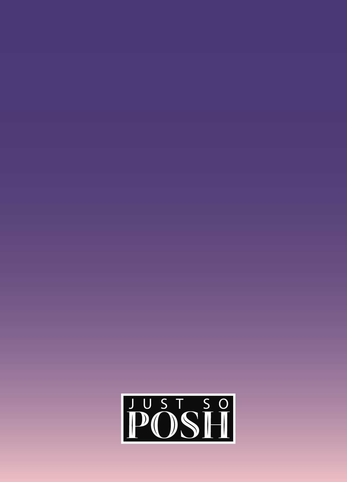 Personalized Ombre Journal - Purple and Pink - Back View