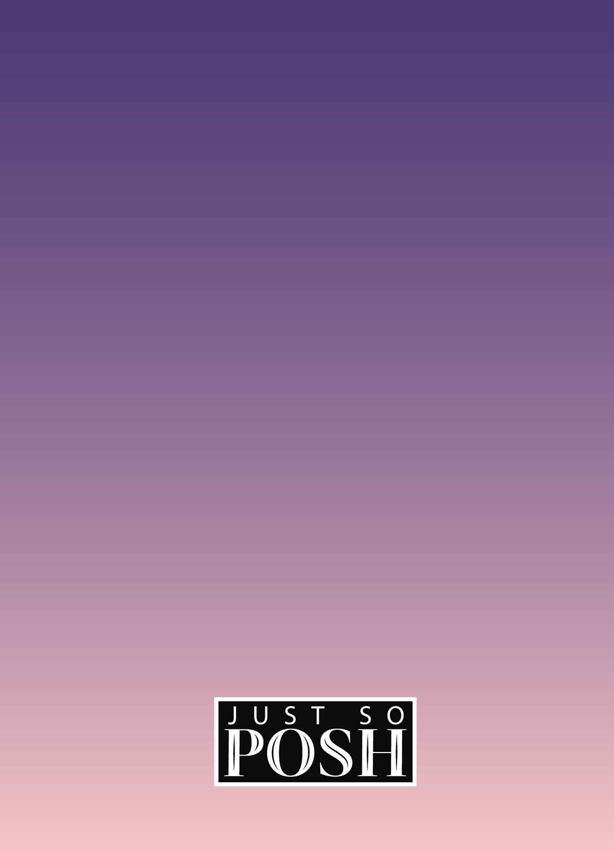 Personalized Ombre Journal - Purple and Pink - Back View