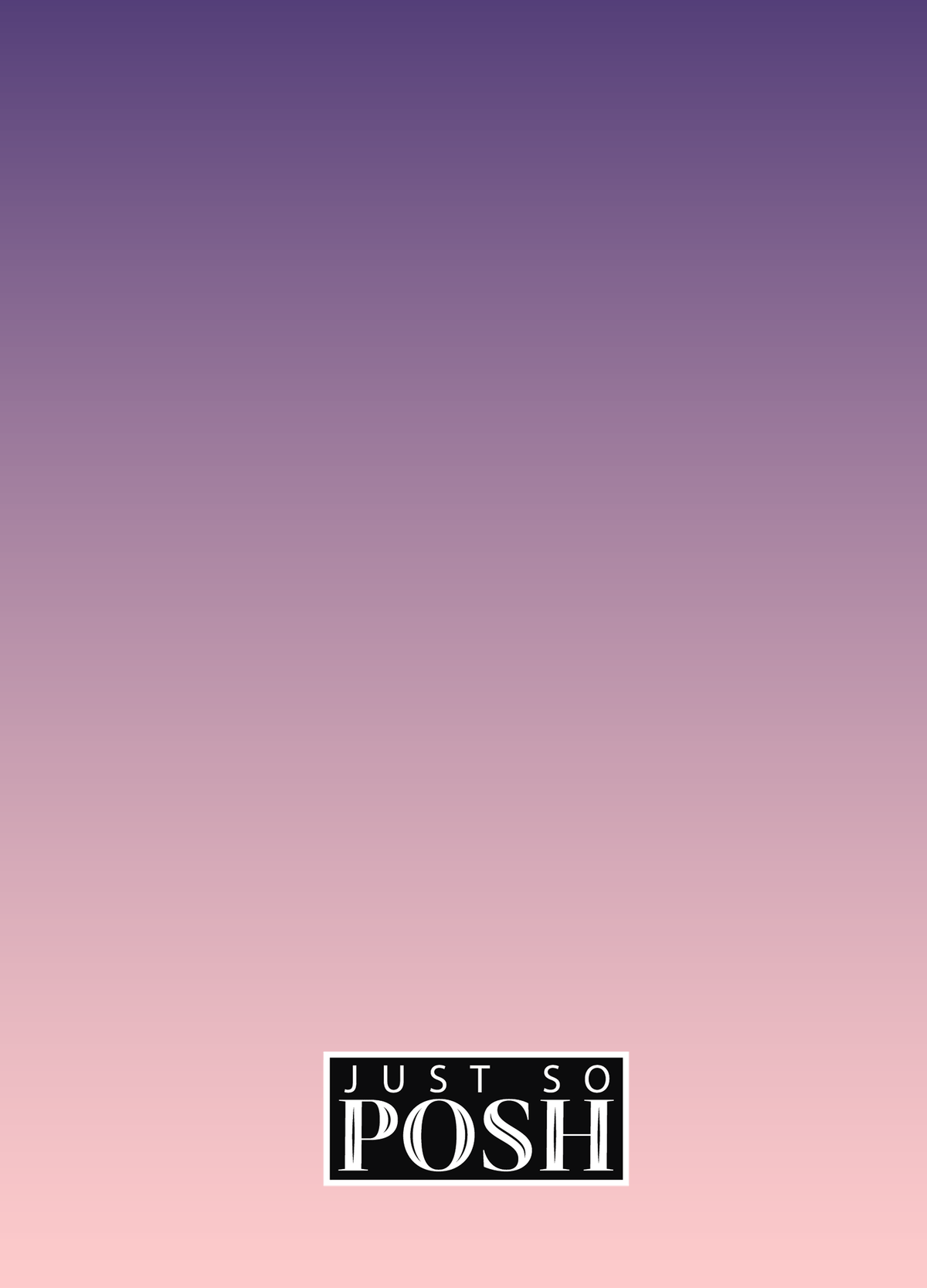 Personalized Ombre Journal - Purple and Pink - Back View