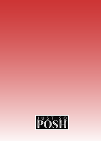 Thumbnail for Personalized Ombre Journal - Red and White - Back View