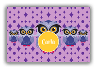 Thumbnail for Personalized Owl Canvas Wrap & Photo Print IV - Owl 05 - Pink Background - Front View