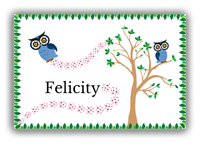 Thumbnail for Personalized Owl Canvas Wrap & Photo Print VII - Owl 12 - White Background - Front View
