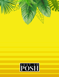 Thumbnail for Personalized Palm Fronds Notebook - Ombre Gradient - Back View