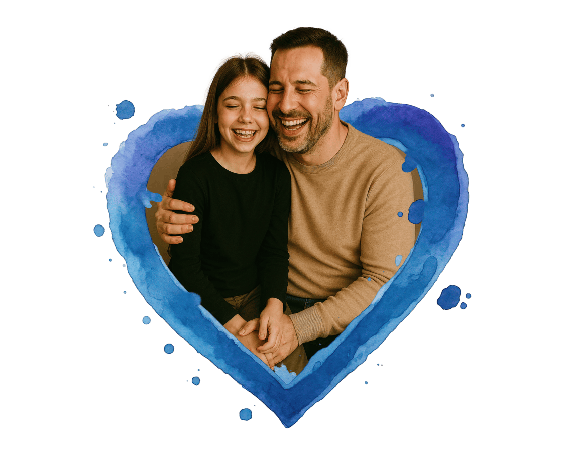 Personalized Photo Water Bottle with Heart Design - Pop-Up Effect Picture, 30 oz Vacuum Insulated Stainless Steel Thermos, Double Walled Reusable Hydration Bottles for Travel, Gym, School, Office - Graphic View