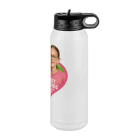 Thumbnail for Personalized Photo Water Bottle with Heart Design - Pop-Up Effect Picture, 30 oz Vacuum Insulated Stainless Steel Thermos, Double Walled Reusable Hydration Bottles for Travel, Gym, School, Office - Right View