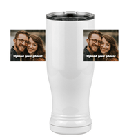 Thumbnail for Personalized Pilsner Tumbler (14 oz) - Upload Your Photo - Design View