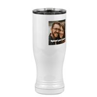 Thumbnail for Personalized Pilsner Tumbler (14 oz) - Upload Your Photo - Front Right View