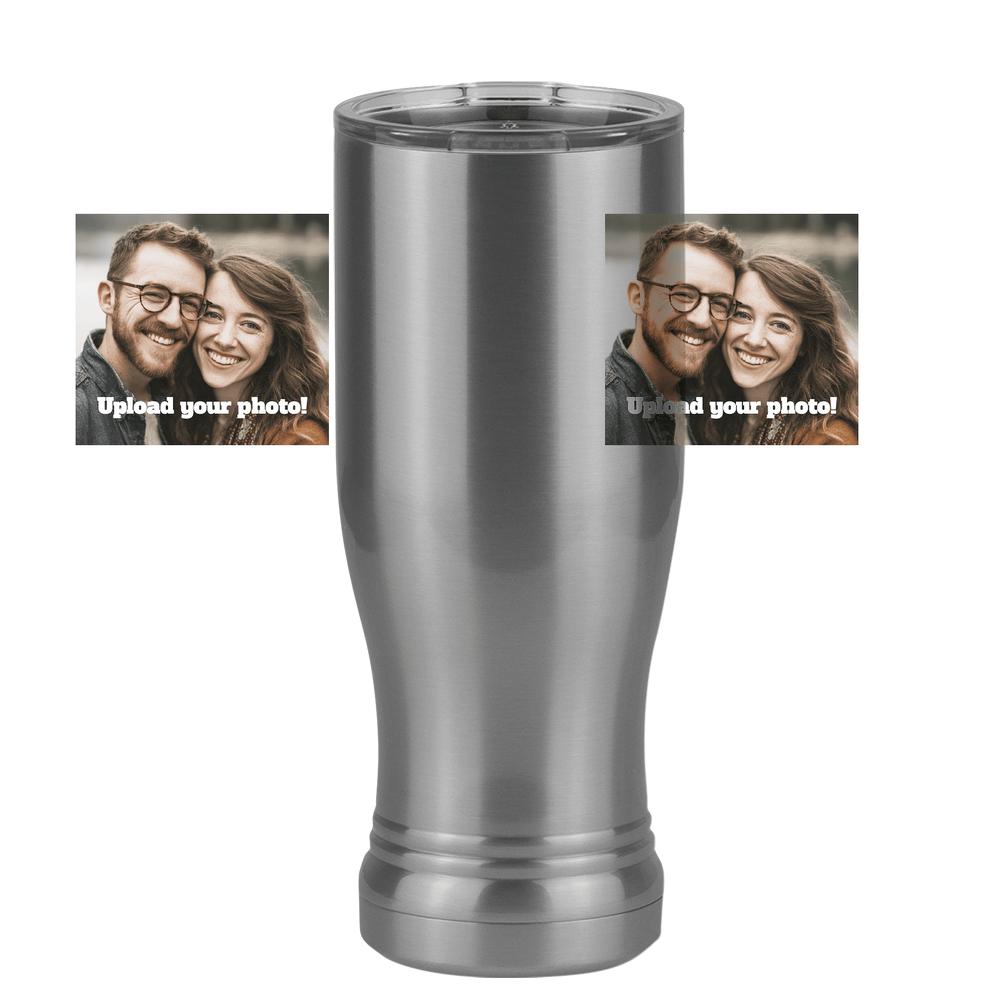 Personalized Pilsner Tumbler (14 oz) - Upload Your Photo - Design View