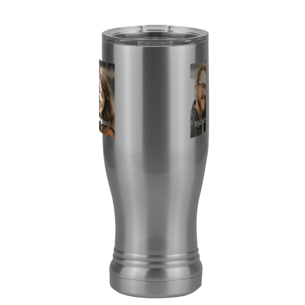 Personalized Pilsner Tumbler (14 oz) - Upload Your Photo - Front View