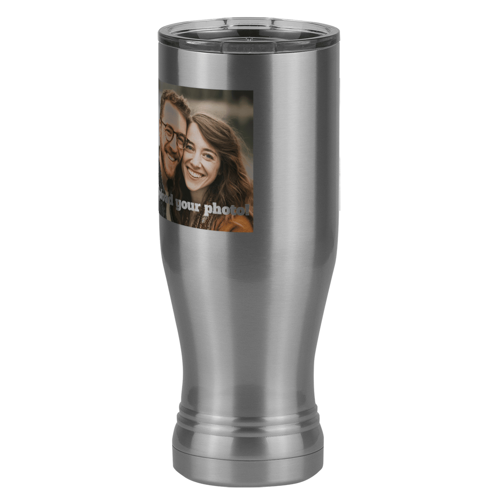 Personalized Pilsner Tumbler (20 oz) - Upload Your Photo - Front Left View