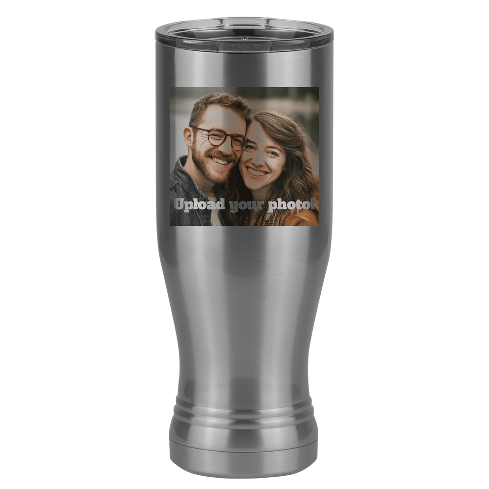 Personalized Pilsner Tumbler (20 oz) - Upload Your Photo - Left View