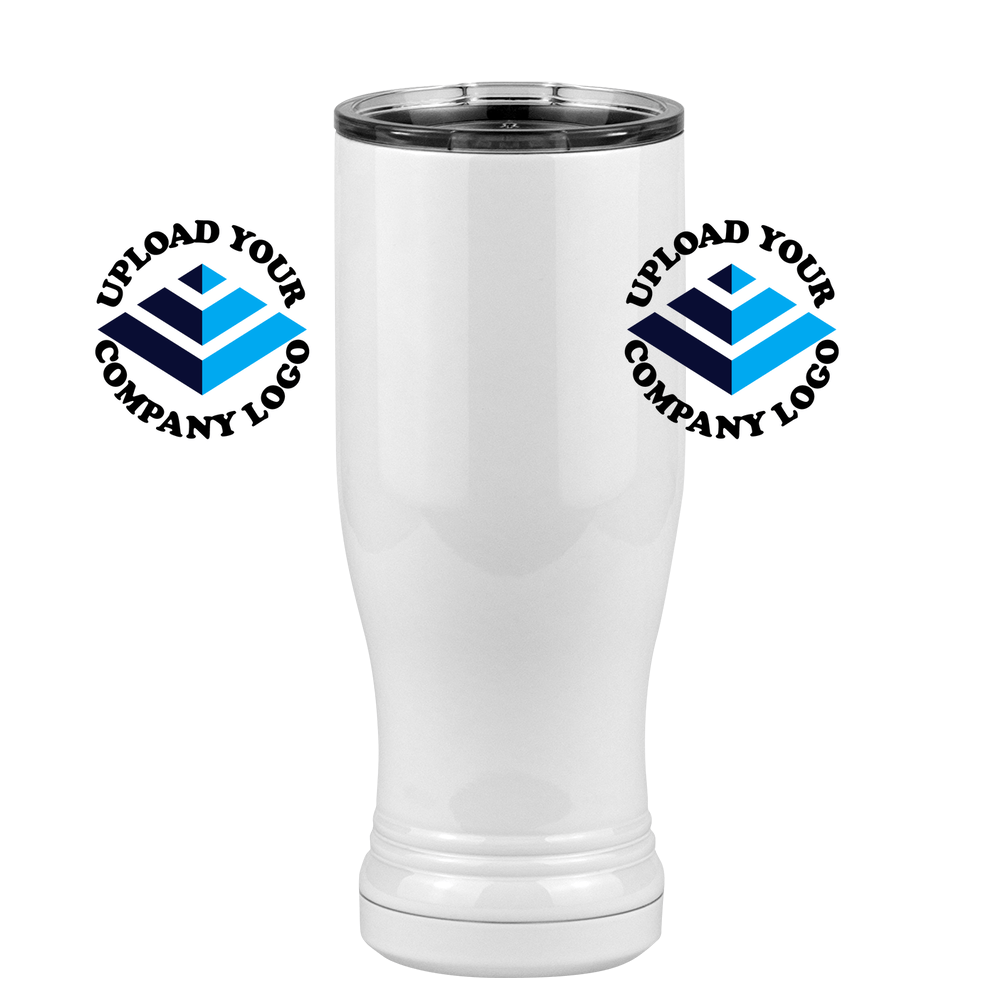 Personalized Pilsner Tumbler (14 oz) - Upload Your Logo - Design View