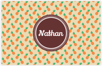 Thumbnail for Personalized Pineapple Placemat IV - Circle Nameplate -  View