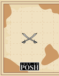 Thumbnail for Personalized Pirates Notebook - Swords & Hat - Back View