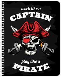 Thumbnail for Pirates Notebook - Work Like a Captain - Front View