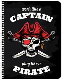 Thumbnail for Pirates Notebook - Work Like a Captain - Front View
