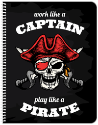 Thumbnail for Pirates Notebook - Work Like a Captain - Front View