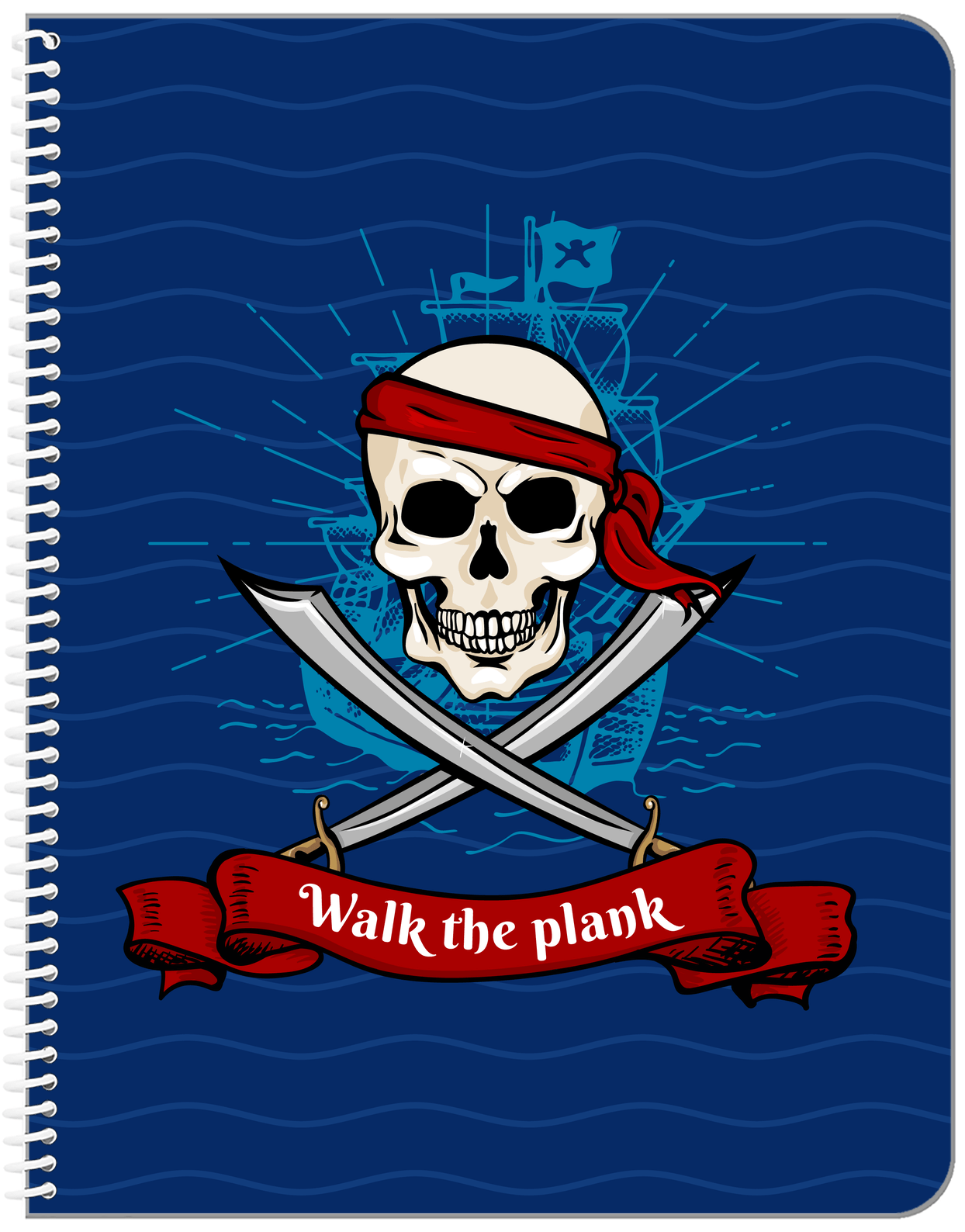 Pirates Notebook - Walk The Plank - Front View
