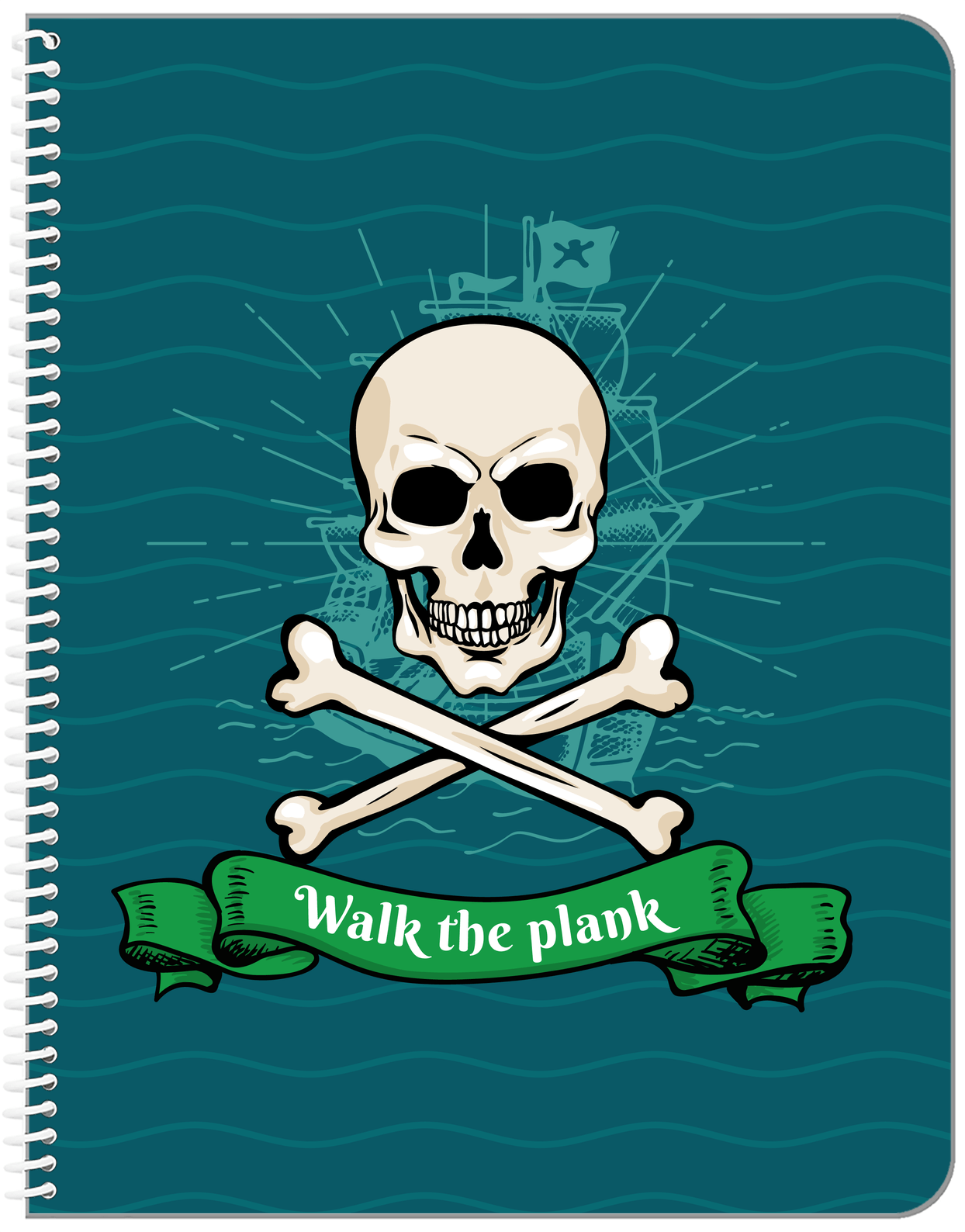 Pirates Notebook - Walk The Plank - Front View