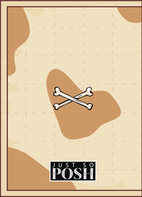 Thumbnail for Personalized Pirates Journal - Crossbones, Bandana, & Eyepatch - Back View