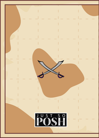 Thumbnail for Personalized Pirates Journal - Swords, Bandana, & Eyepatch - Back View