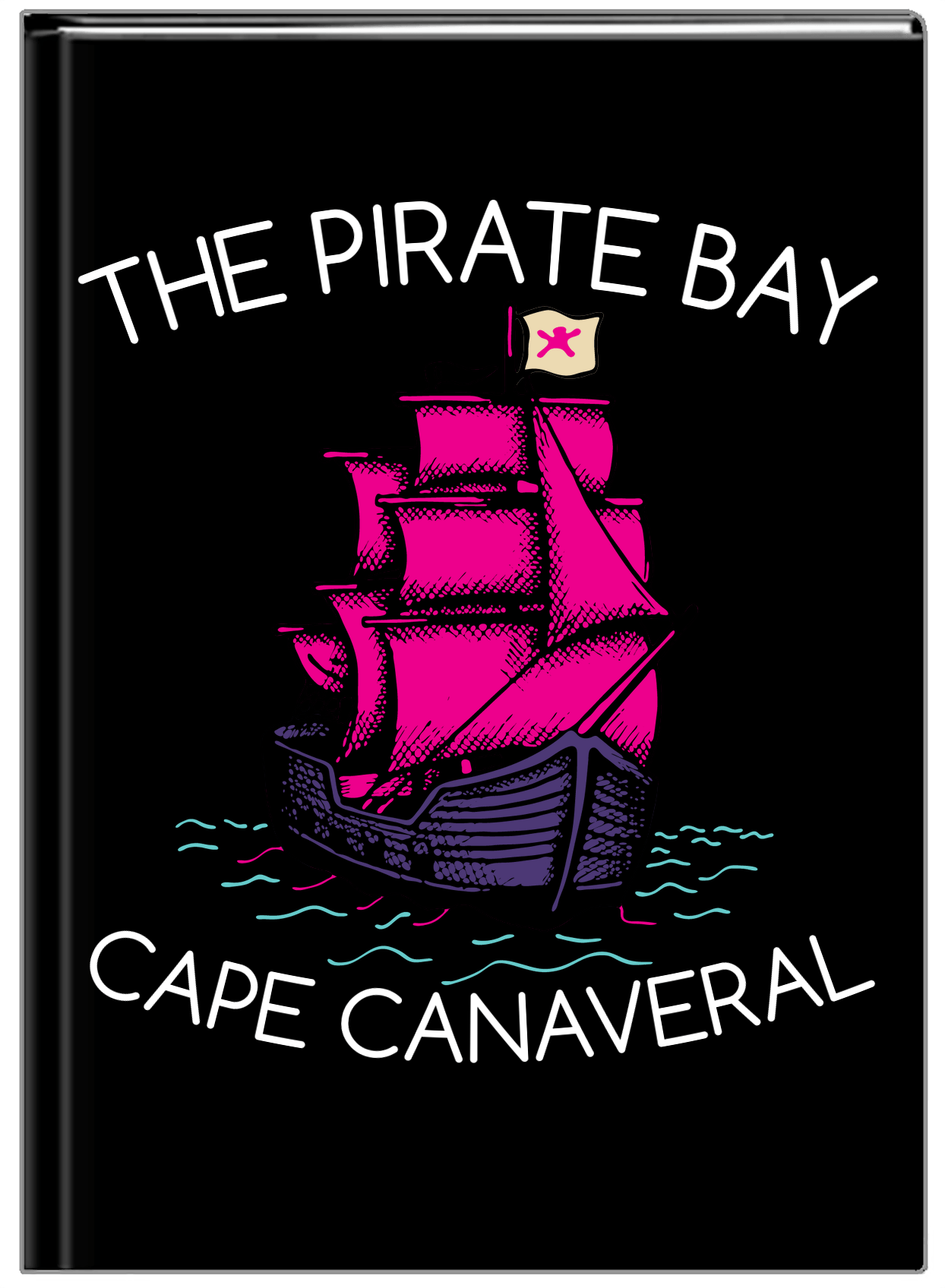 Personalized Pirates Journal - Pirate Ship - Front View
