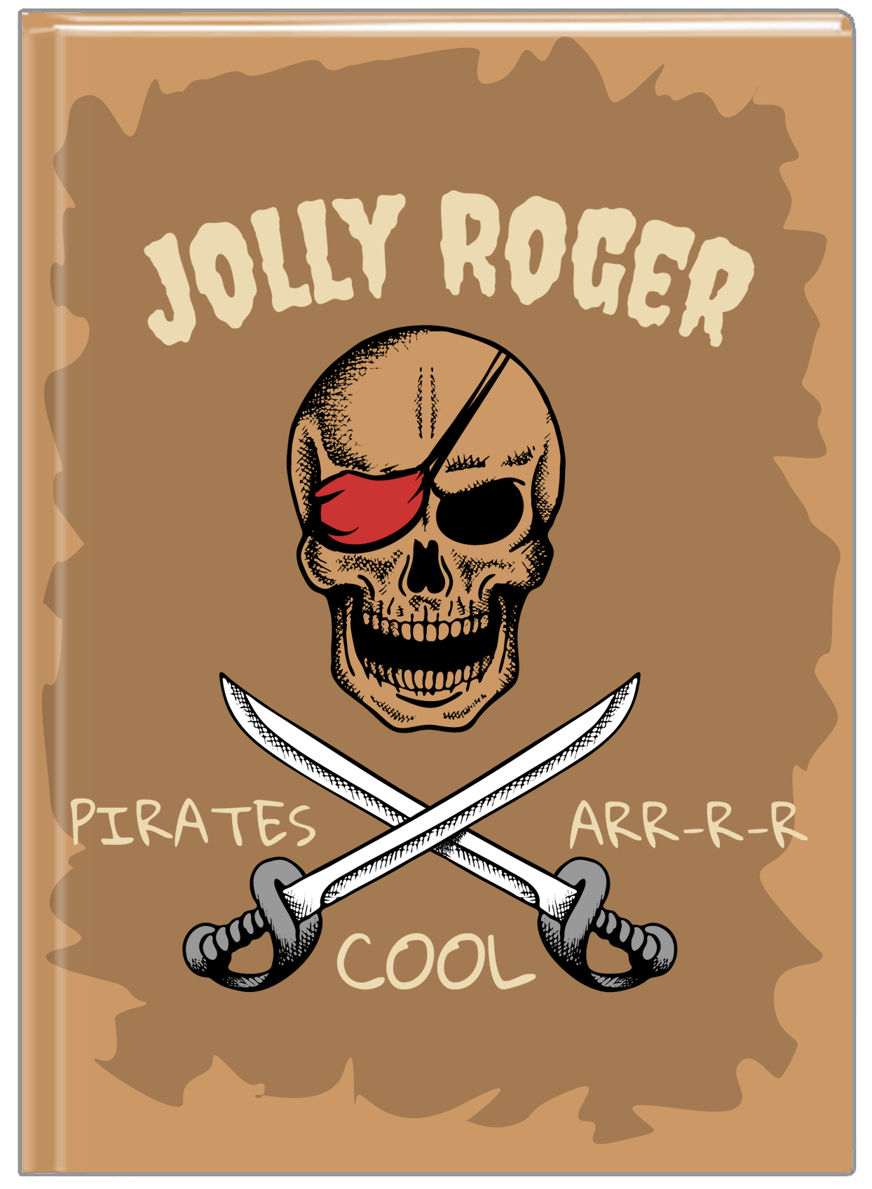 Personalized Pirates Journal - Pirates Are Cool - Front View
