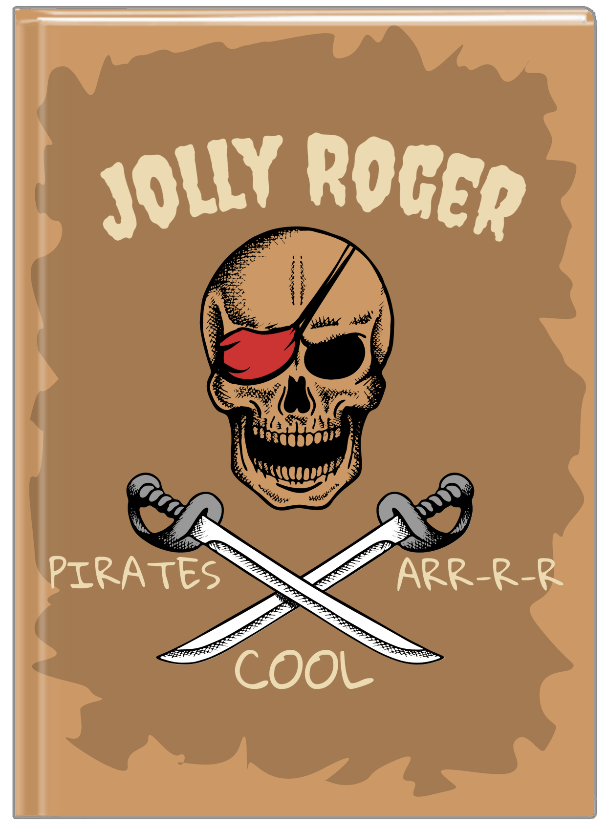 Personalized Pirates Journal - Pirates Are Cool - Front View