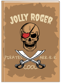 Thumbnail for Personalized Pirates Journal - Pirates Are Cool - Front View