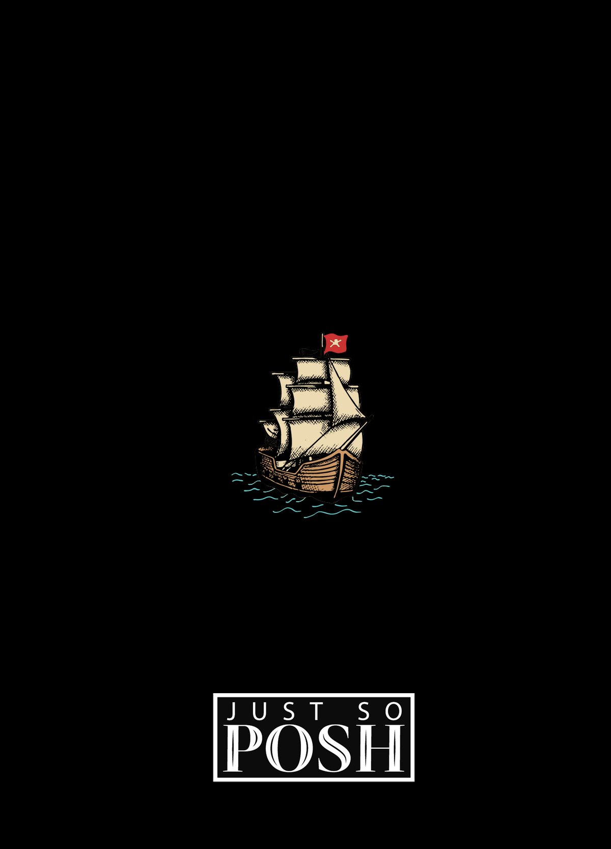 Personalized Pirates Journal - The Rougher The Seas - Back View