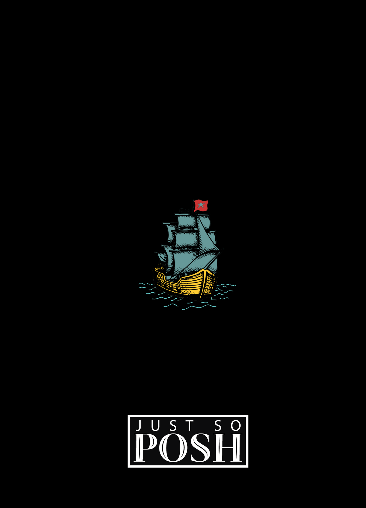 Personalized Pirates Journal - The Rougher The Seas - Back View