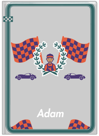 Thumbnail for Personalized Racecar Journal I - Car I - Front View