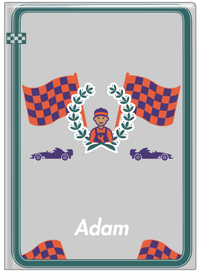 Thumbnail for Personalized Racecar Journal I - Car III - Front View
