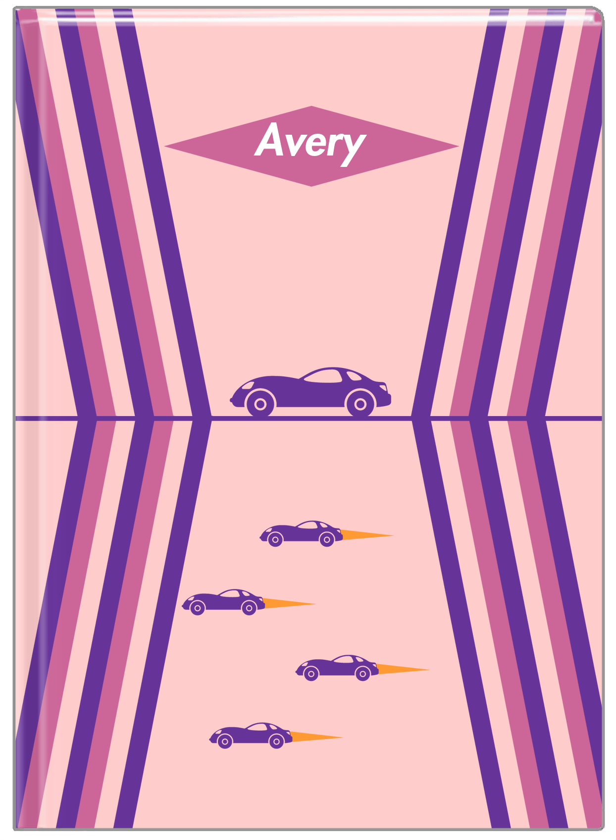 Personalized Racecar Journal III - Car II - Front View