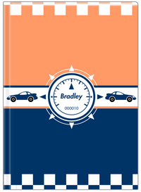 Thumbnail for Personalized Racecar Journal IV - Car II - Front View
