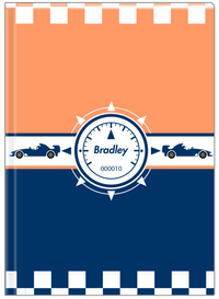Thumbnail for Personalized Racecar Journal IV - Car III - Front View