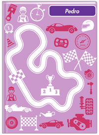 Thumbnail for Personalized Racecar Journal VI - Car Parts I - Front View