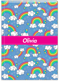 Thumbnail for Personalized Rainbows Journal I - Ribbon Nameplate - Front View
