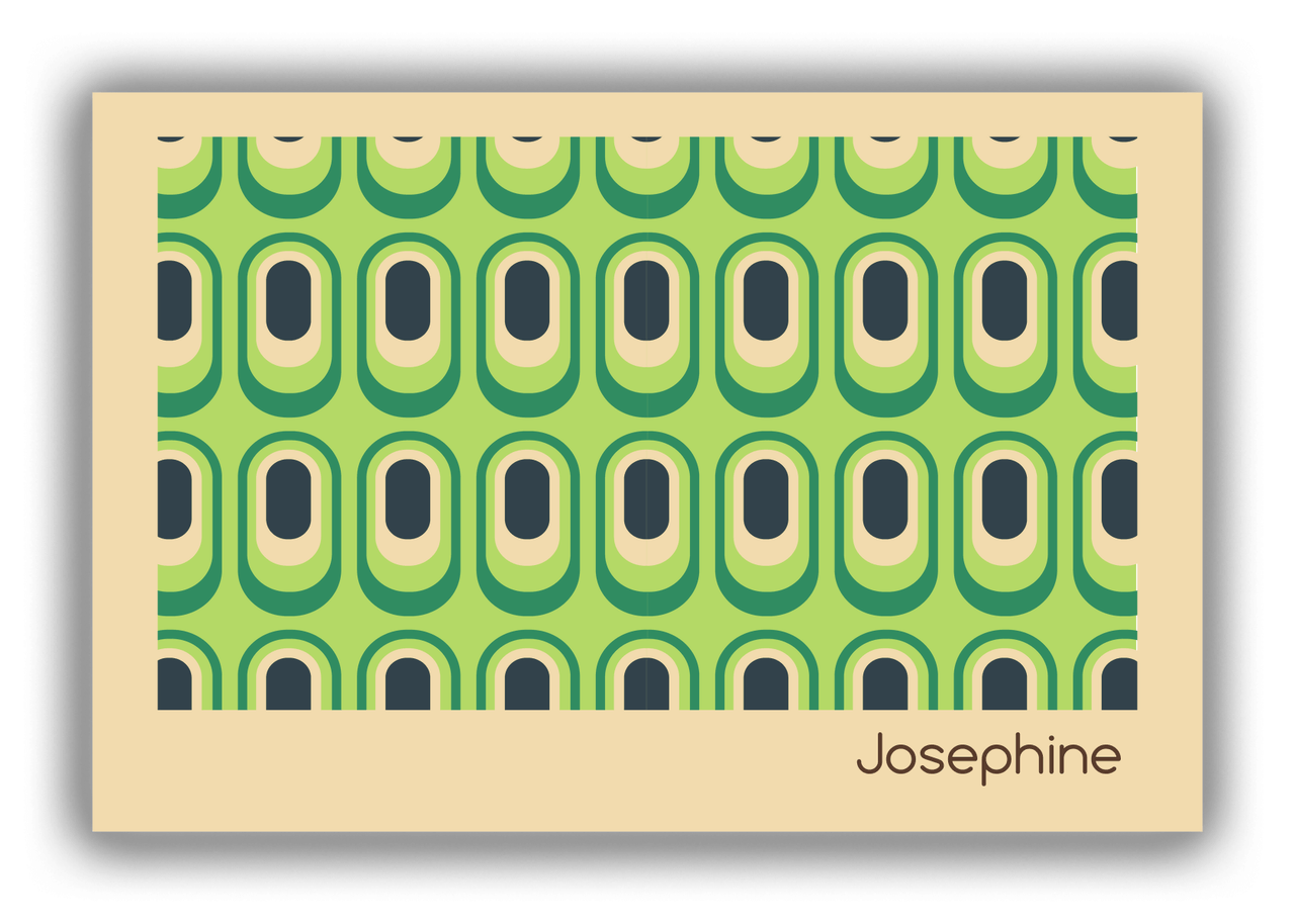 Personalized Retro Avocado Canvas Wrap & Photo Print - Front View