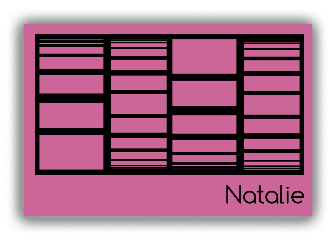 Personalized Retro Bars Canvas Wrap & Photo Print - Front View