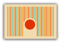Thumbnail for Retro Circle Stripes Canvas Wrap & Photo Print - Front View