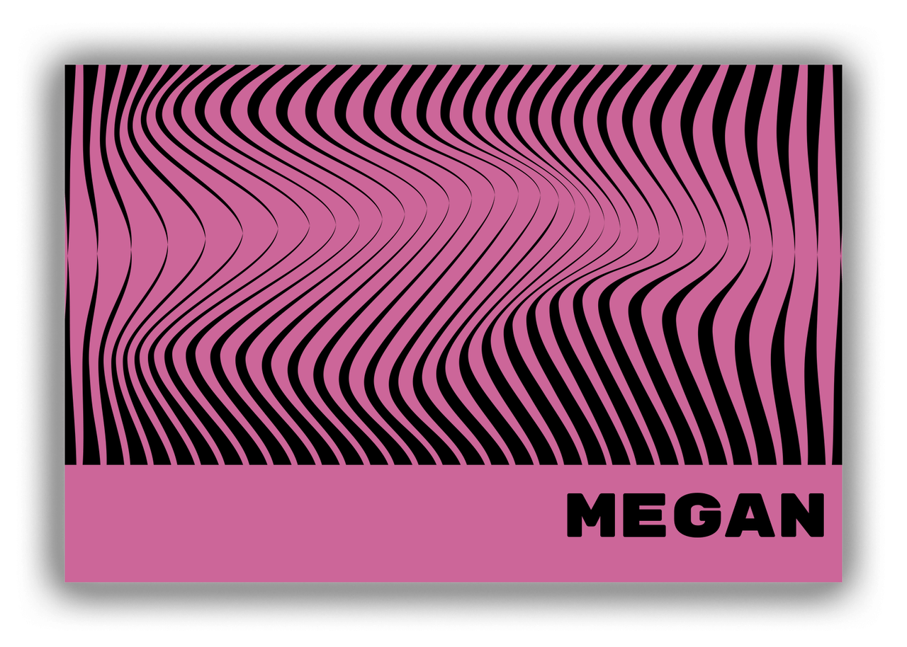 Personalized Retro Canvas Wrap & Photo Print - Front View